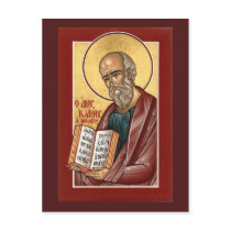 St. John the Theologian Prayer Card postcards by bugbrain St. John the Theologian Prayer Card postcards