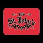 St. John's 709 magnets