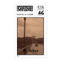 St. Johns Bridge Old Car Stamp
