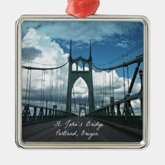 st john s bridge portland oregon square metal christmas st john s bridge portland oregon square metal christmas