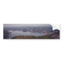 St. John's Harbor, Newfoundland Bumper Sticker bumper stickers by CreatureCreations St. John's Harbor, Newfoundland Bumper Sticker bumper stickers