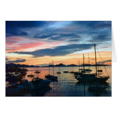 St Johns USVI Greeting Cards by nyksla
