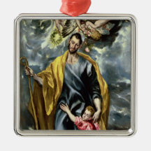 St. Joseph and the Christ Child, 1597-99 Christmas Ornament