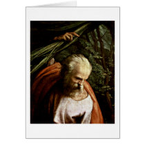 St. Joseph By Antonio Allegri Da Correggio Greeting Card