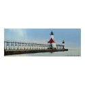 St. Joseph North Pier Lights, Michigan posters