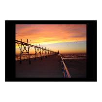 St. Joseph Pier Light, MI HI RES posters