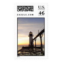 St. Joseph Pier Light, MI postage