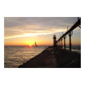 St. Joseph Pier Light, MI posters