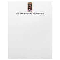 St. Joseph pray for us - stained glass window Custom Letterhead