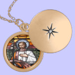 St. Joseph Stained Glass Window Necklace necklaces