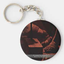 St. Joseph The Carpenter,  By La Tour Georges De Keychain