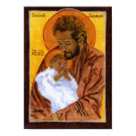 St. Joseph with Border Poster posters