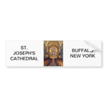 St. Joseph's Cathedral - Main Aisle/Front Bumper Stickers