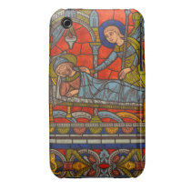 St. Joseph's Dream Stained Glass Window Chartres Iphone 3 Cover