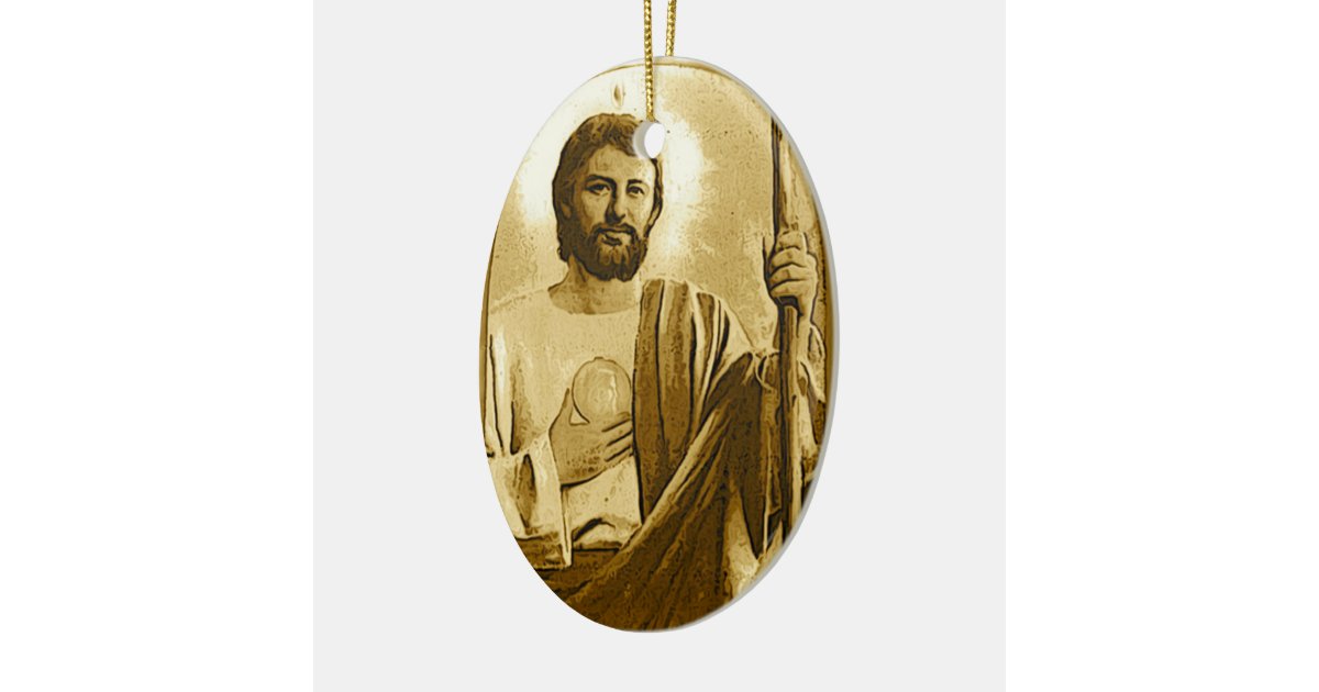 st jude christmas ornament zazzle st jude christmas ornament zazzle