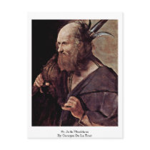 St. Jude Thaddeus By Georges De La Tour Postcards