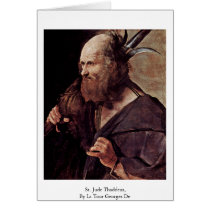 St. Jude Thaddeus, By La Tour Georges De Greeting Cards