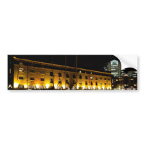 St Katherines Dock London night View Bumper Stickers