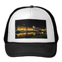 St Katherines Dock London night View Hats