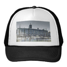 St Katherine's Dock London sketch Hat