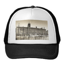 St Katherine's Dock London sketch Hats