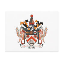 St. Kitts and Nevis Coat of Arms Postcard