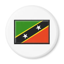 St. Kitts and Nevis Flag magnets