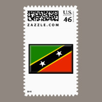St. Kitts and Nevis Flag stamps