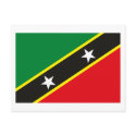 St. Kitts and Nevis Flag Postcard