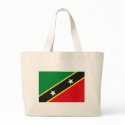 St. Kitts and Nevis Flag Tote Bag