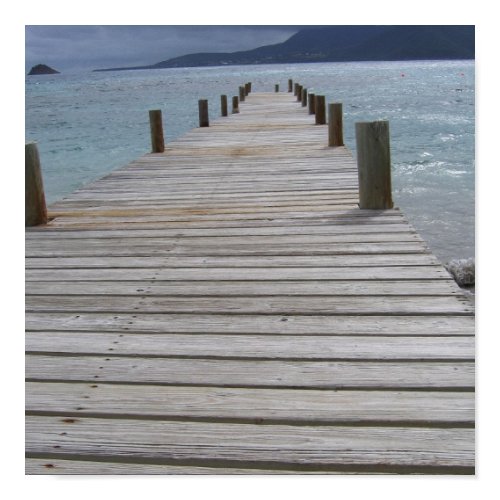 St.Kitts and Nevis-Pier print