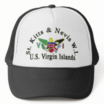 St. Kitts and Nevis / US Virgin Islands hats by makemi St. Kitts and Nevis / US Virgin Islands hats