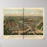 St Louis 1904 World's Fair Expo Antique Panorama posters