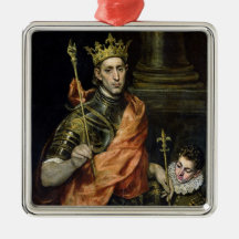 St. Louis  and his Page, c.1585-90 Ornament
