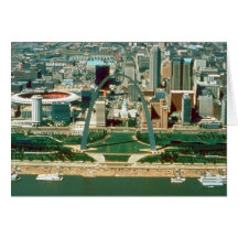 St. Louis Arch and Skyline Greeting Cards