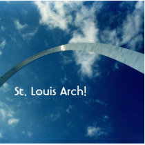 St Louis Arch Overhead clouds sun lrg1, St. Lou... photo sculptures by danagraves St Louis Arch Overhead clouds sun lrg1, St. Lou... photo sculptures