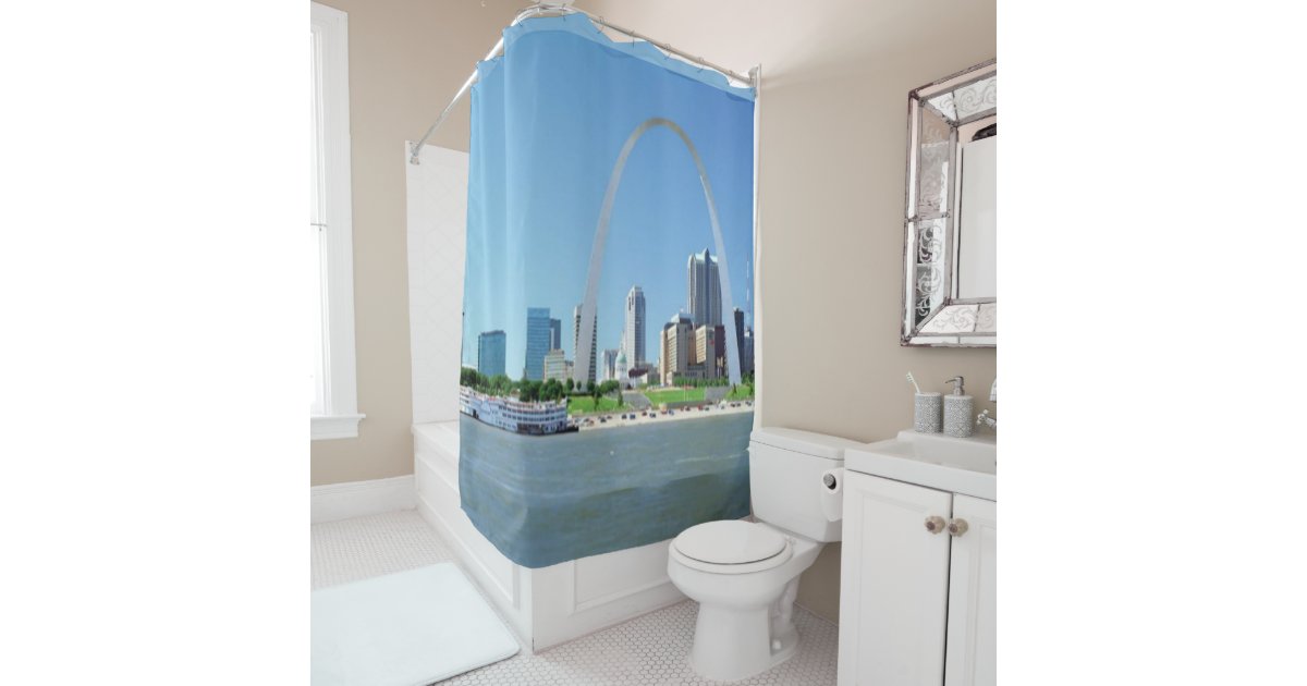 St. LOUIS ARCH Shower Curtain Zazzle