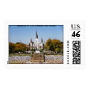 St Louis Cathedral from Moonwalk postage