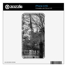 St. Louis Cathedral iPhone4 SKIN Decals For The iPhone 4S