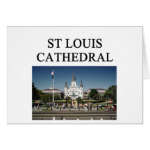 ST LOUIS CATHEDRAL new orleans Greeting Card