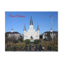 St Louis Cathedral, New Orleans Postcard