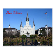 St Louis Cathedral, New Orleans Postcard