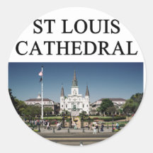 ST LOUIS CATHEDRAL new orleans Sticker