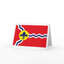 St. Louis Flag Greeting Card by FlagTshirts St. Louis Flag Greeting Card