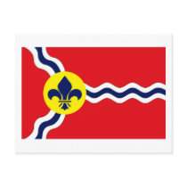 St. Louis Flag Postcard