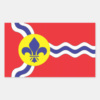 St Louis Flag Stickers | Zazzle