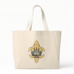 St. Louis Fleur de Lis Canvas Bags