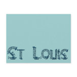 st louis instrument text post card