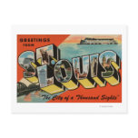 St. Louis, Missouri - Large Letter Scenes Postcards