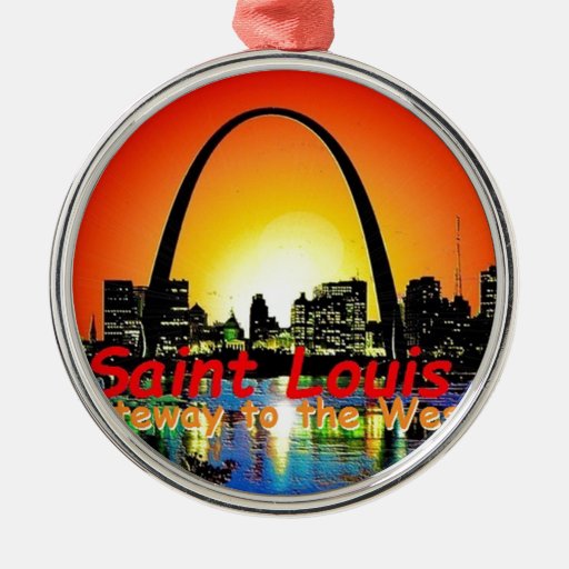 st louis missouri round metal christmas ornament zazzle st louis missouri round metal christmas ornament zazzle